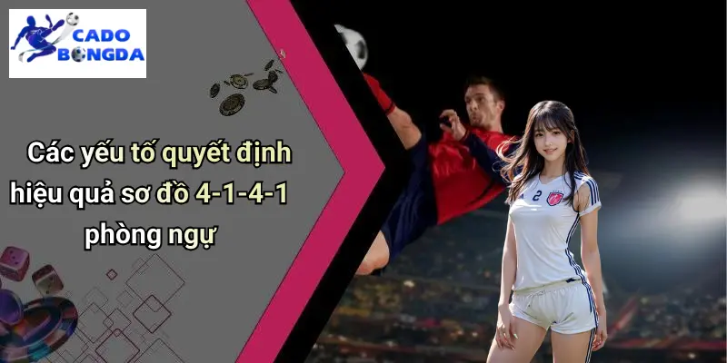 Chiến Thuật Bóng Đá 4-1-4-1 Phòng Ngự