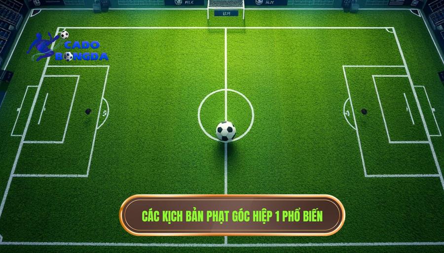 Kinh nghiệm soi góc hiệp 1: Nghệ thuật đọc vị trận đấu từ những phút đầu 3 Bảng tổng hợp các kịch bản góc hiệp 1 phổ biến